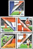 *Známky Gibraltar 2000 Futbal séria MNH - Kliknutím na obrázok zatvorte -